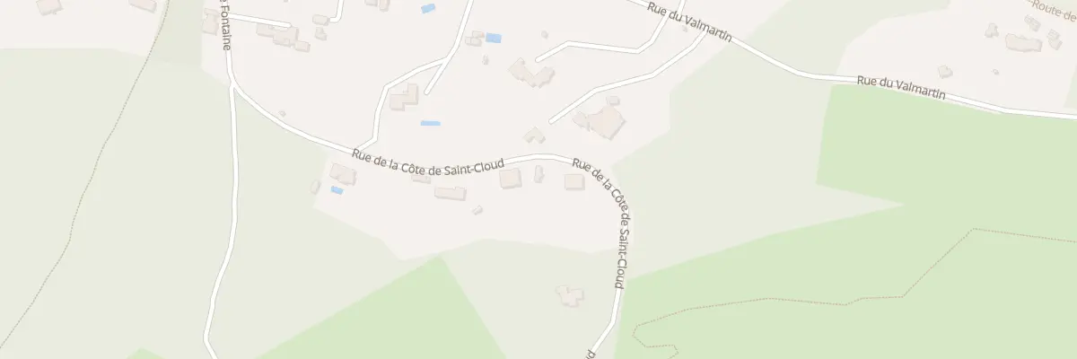 Plan du 16 Rue de la Cote de St Cloud à Feucherolles