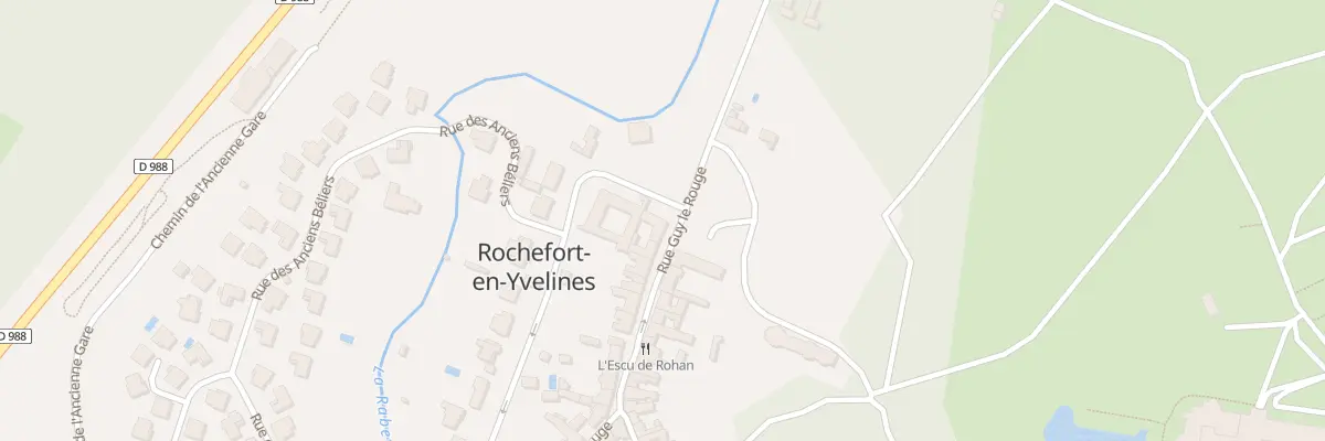 Plan du 4 Rue Guy le Rouge à Rochefort-en-Yvelines