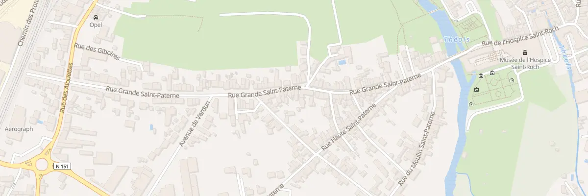 Plan du 59 Rue Grande Saint-Paterne à Issoudun