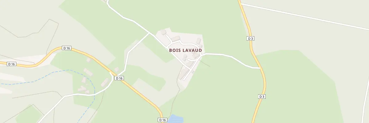 Plan du 16 Bois Lavaud à Ajain