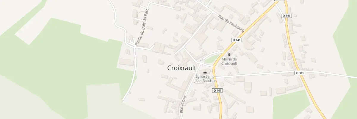 Plan du 3 Rue de Dieu à Croixrault