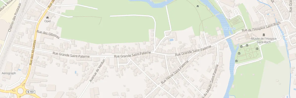 Plan du 66 Rue Grande Saint-Paterne à Issoudun
