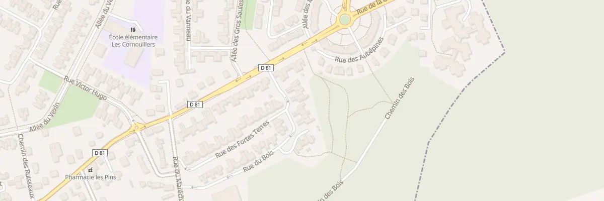 Plan du 18 Rue du Bois à Menucourt
