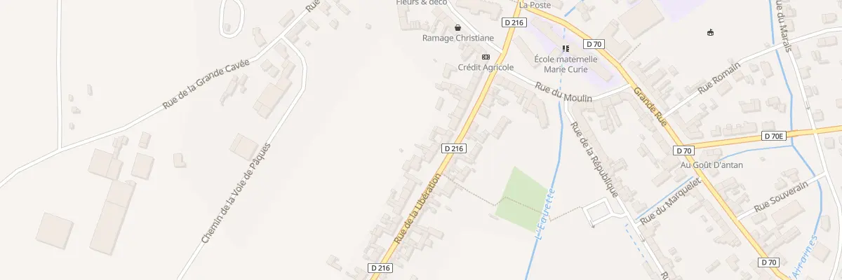 Plan du 22 Rue de la Libération à Longpré-les-Corps-Saints