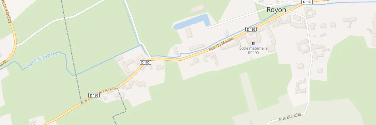 Plan du 29 Rue du Moulin à Royon