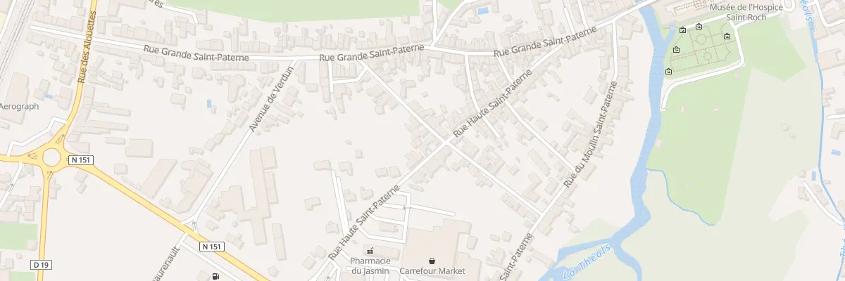 Plan du 19 Rue de l’Orme Saint-paterne à Issoudun