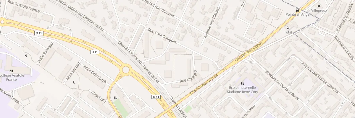 Plan du 2 Rue Renoir aux Clayes-sous-Bois