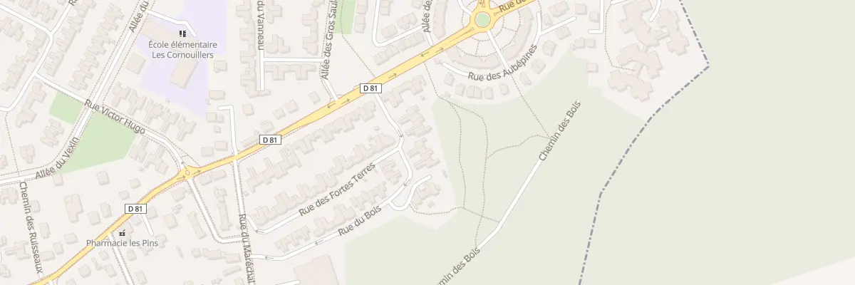 Plan du 16 Rue du Bois à Menucourt