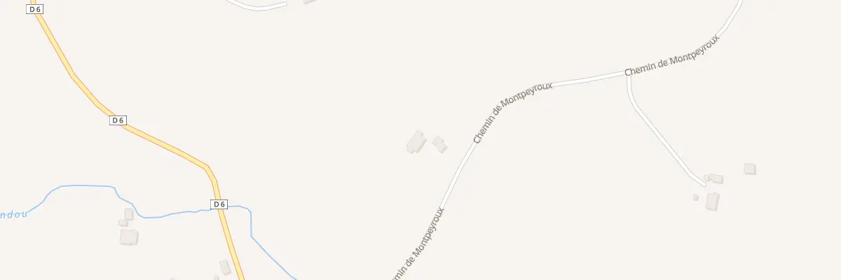 Plan du 541 Che de Montpeyroux à Cadalen