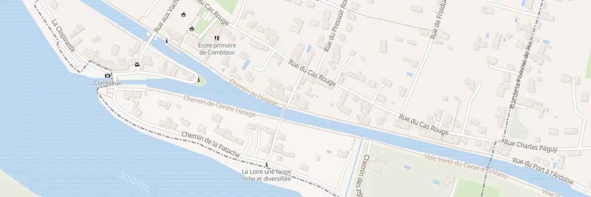 Plan du 2 Rue de la Passerelle à Combleux
