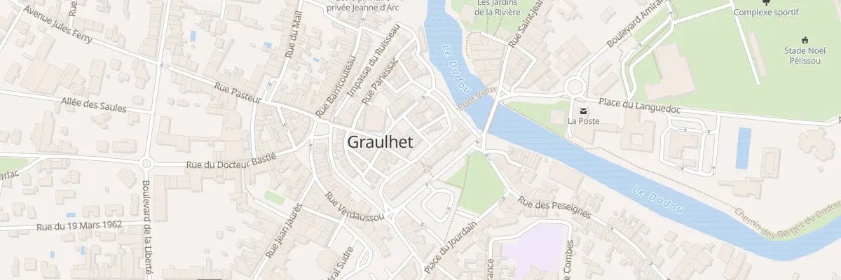 Plan du 14 Pl du Château à Graulhet