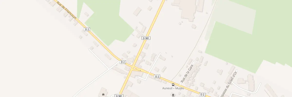 Plan du 50 Rte de Beauvais à Auneuil