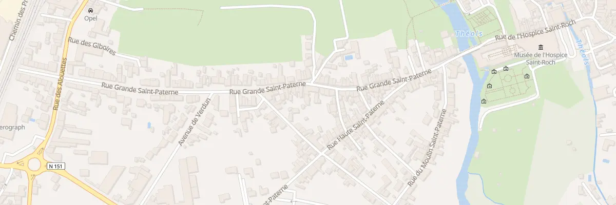 Plan du 55 Rue Grande Saint-Paterne à Issoudun