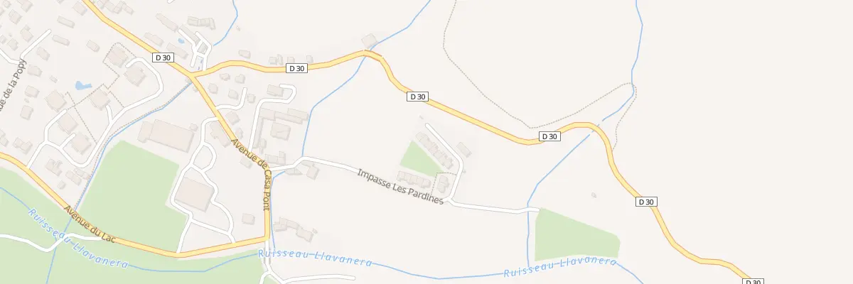 Plan du 439 Les Pardines à Osséja