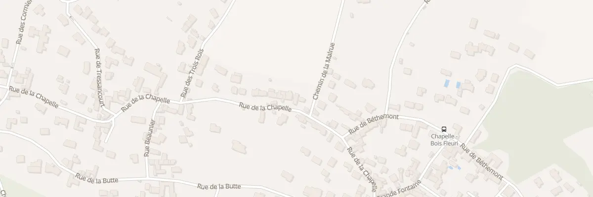 Plan du 981 Rue de la Chapelle à Orgeval