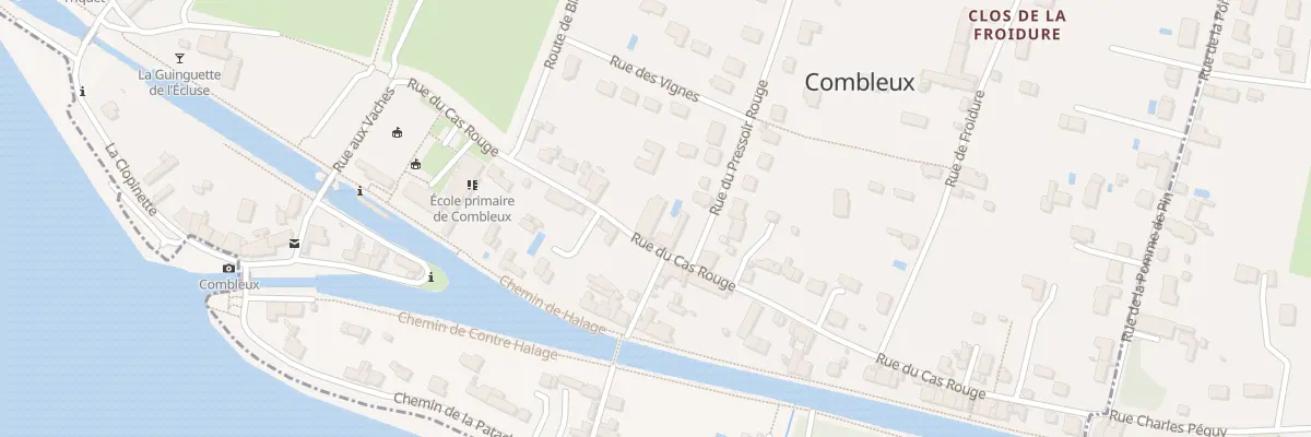 Plan du 38 Rue du Cas Rouge à Combleux