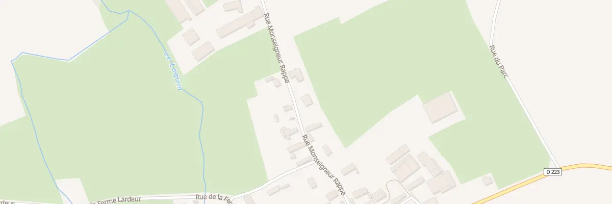 Plan du 180 Rue Monseigneur Rappe à Audrehem