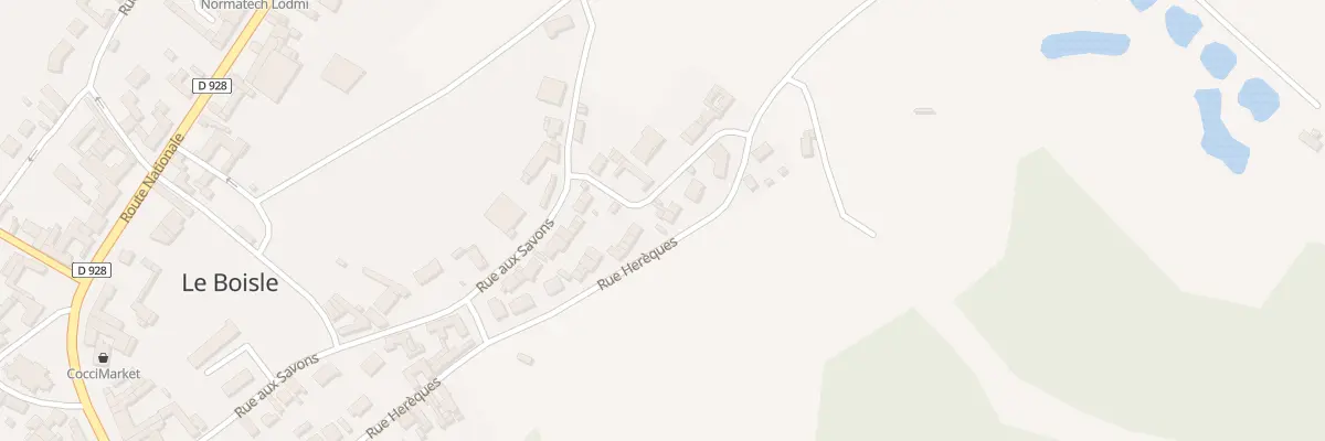 Plan du 28 Rue aux Savons au Boisle