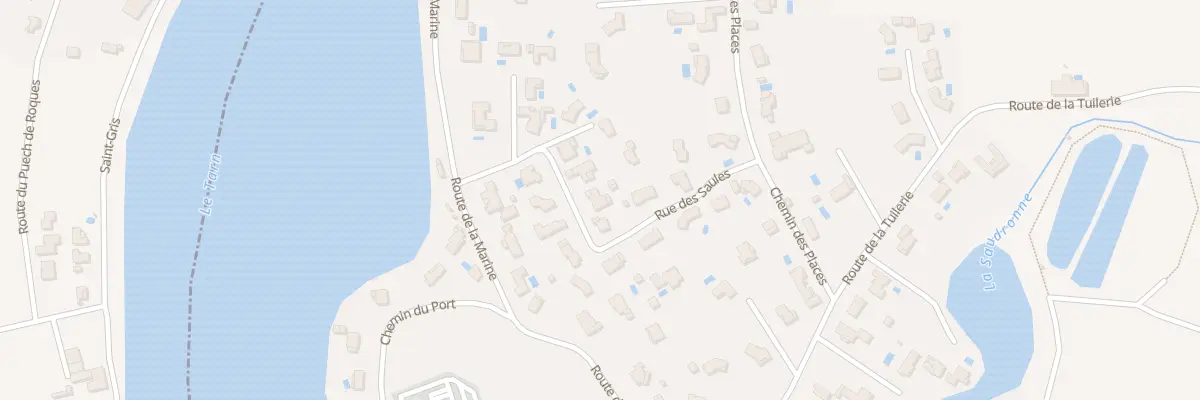 Plan du 8 Rue de la Roseliere à Lagrave