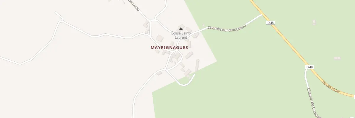 Plan du 5502 Mayrignagues à Villeneuve