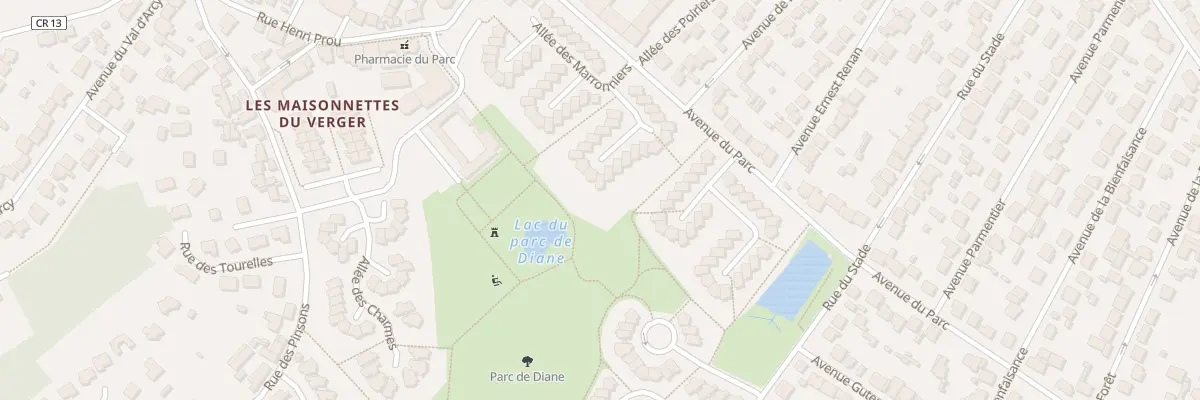 Plan du 13 All des Platanes aux Clayes-sous-Bois