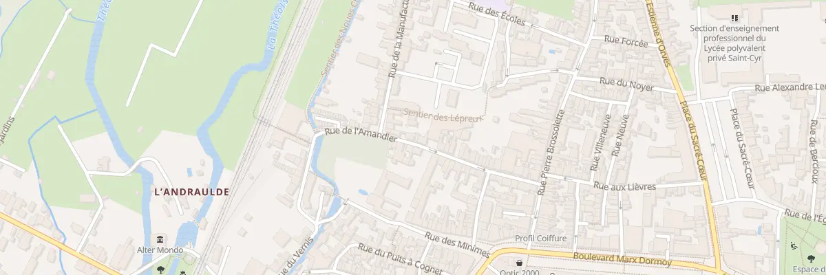 Plan du 30 Rue de l’Amandier à Issoudun
