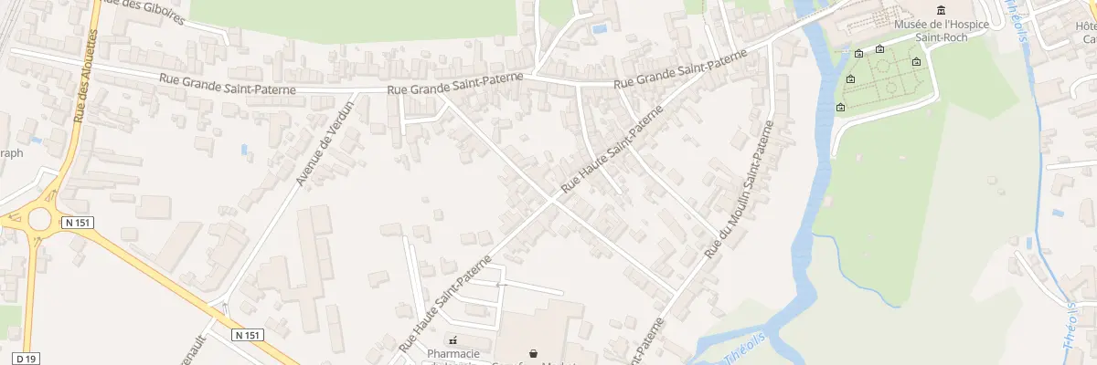 Plan du 24 Rue Haute Saint-Paterne à Issoudun