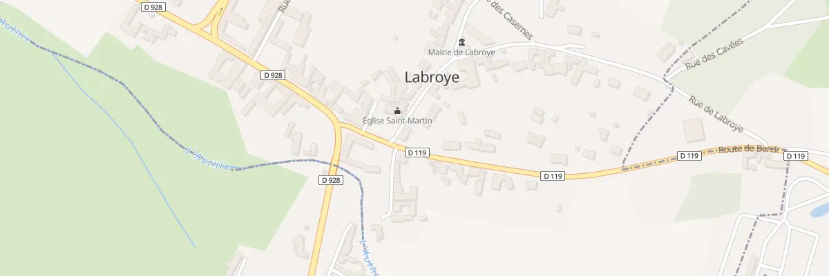 Plan du 2 Rue de Tollent à Labroye
