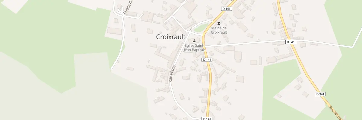 Plan du 3 Rue Pétrie à Croixrault