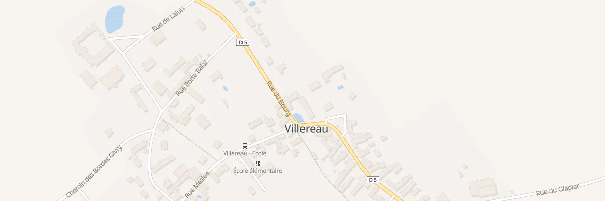 Plan du 30 Rue du Bourg à Villereau