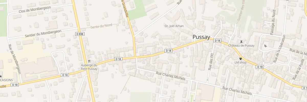 Plan du 82 Rue Etienne Laurent à Pussay