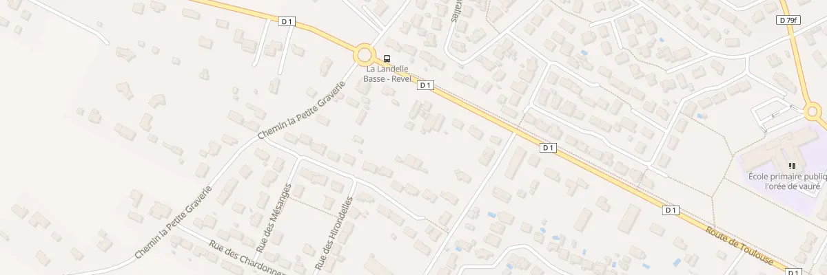 Plan du 47 Rte de Toulouse à Revel