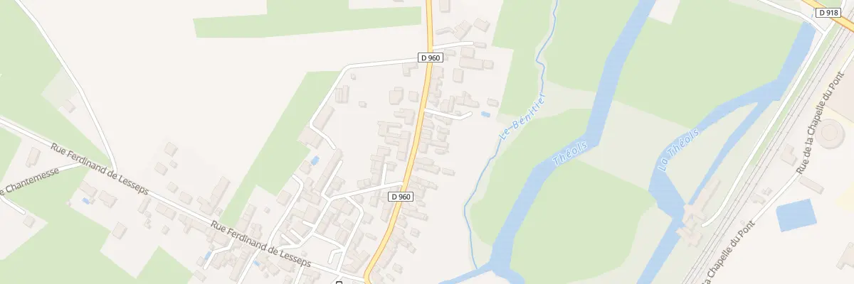Plan du 44 Rte de Reuilly à Issoudun