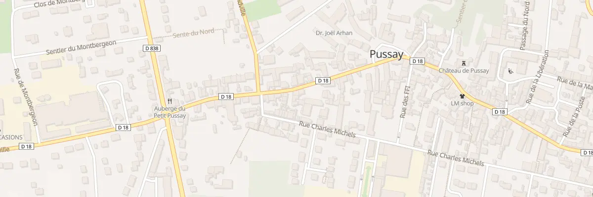 Plan du 111 Rue Etienne Laurent à Pussay