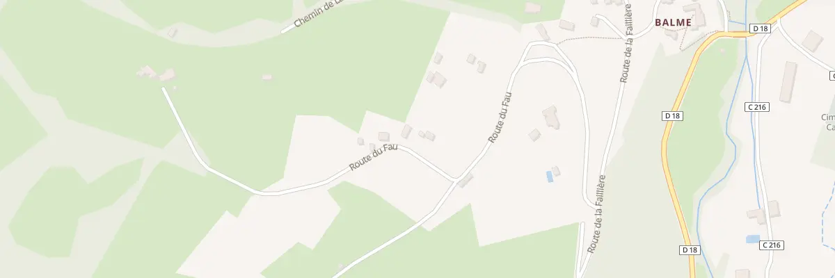 Plan du 5065 Le Fau à Camburat