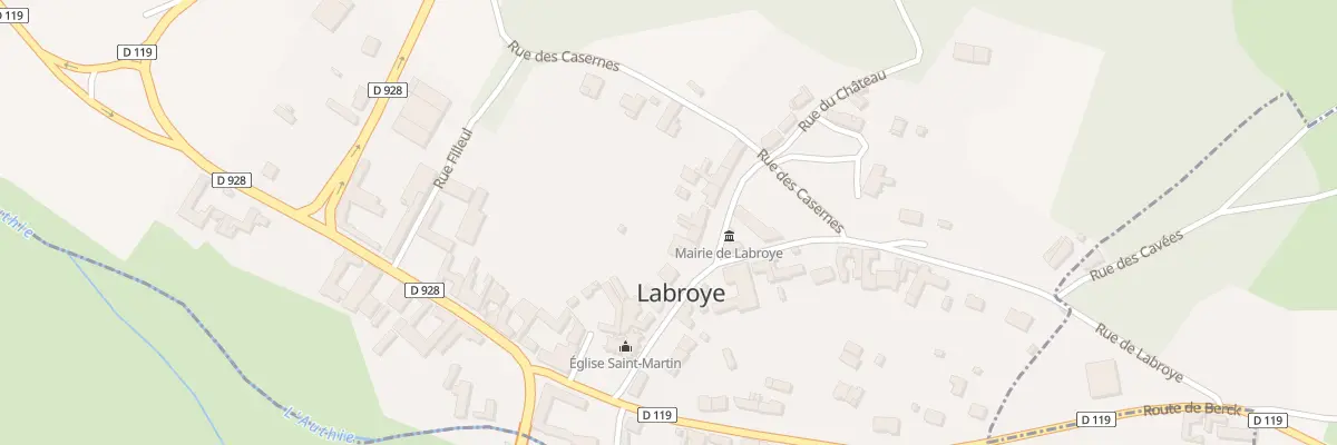 Plan du 1 Rue de l’Ancien Marché à Labroye