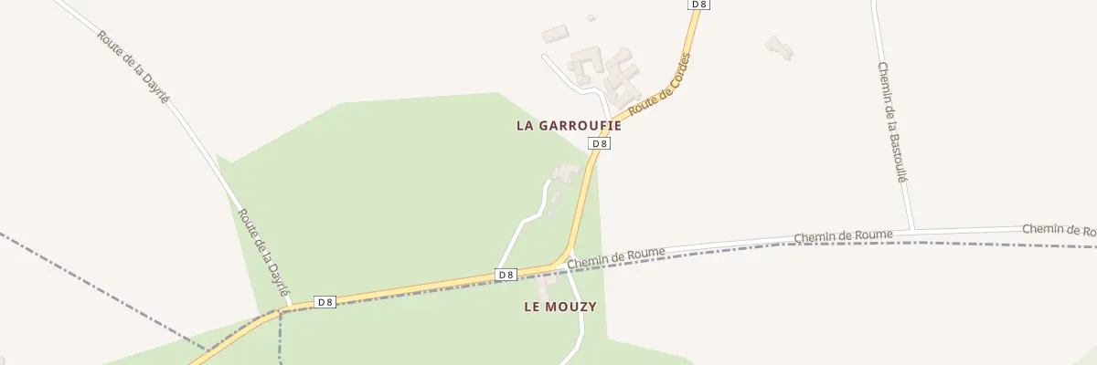 Plan du 5065 La Garroufie à Lacapelle-Ségalar
