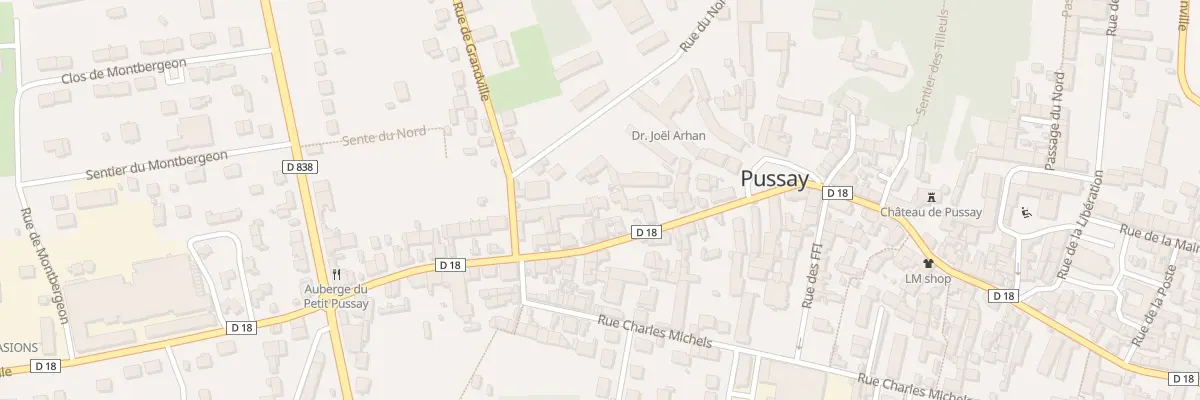 Plan du 72 Rue Etienne Laurent à Pussay