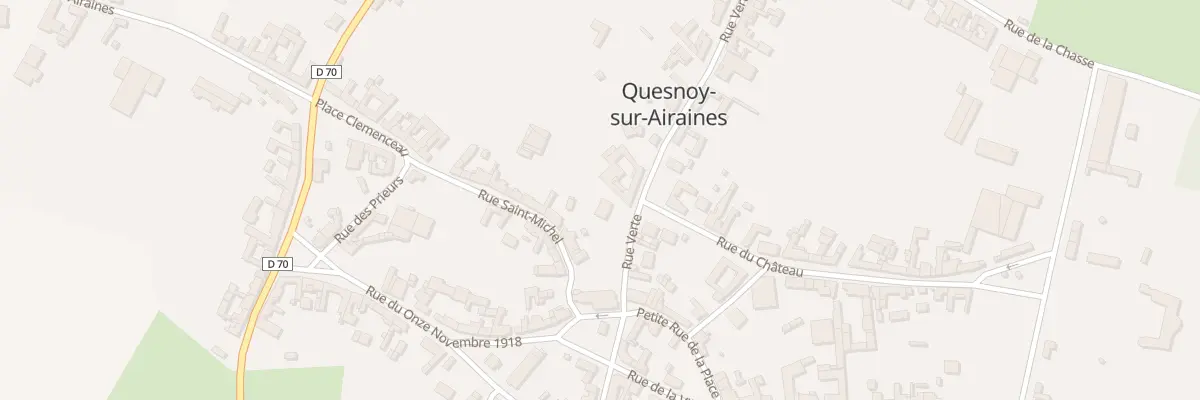 Plan du 3 Rue Verte à Quesnoy-sur-Airaines
