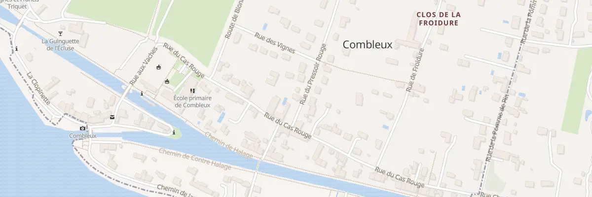 Plan du 1 Rue du Pressoir Rouge à Combleux