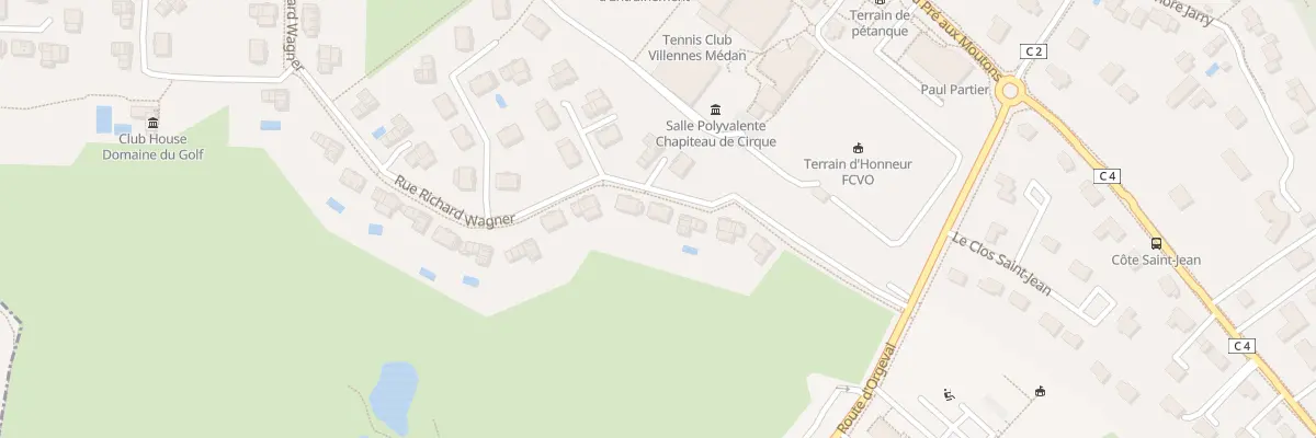 Plan du 28 Rue Richard Wagner à Villennes-sur-Seine
