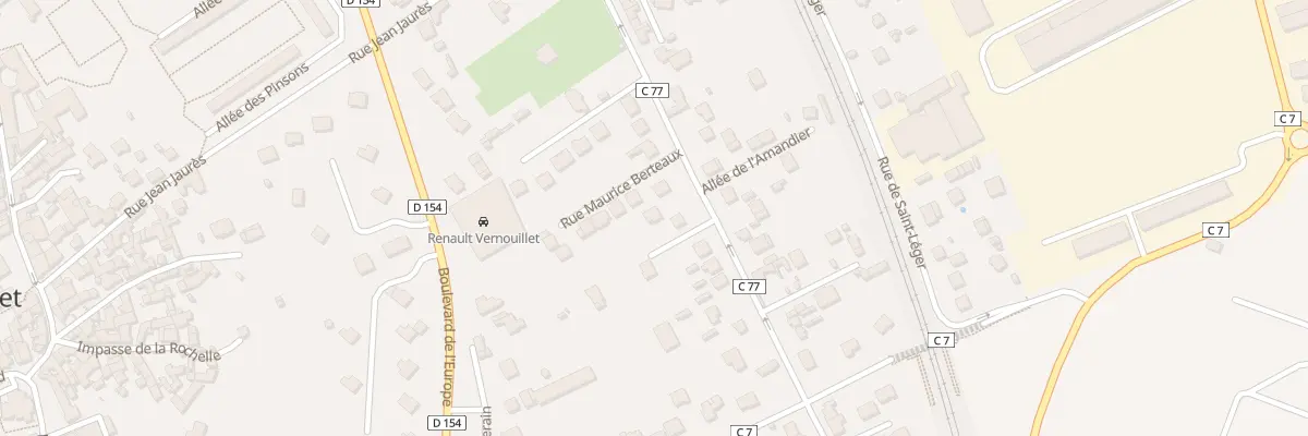Plan du 15 Rue Maurice Berteaux à Vernouillet