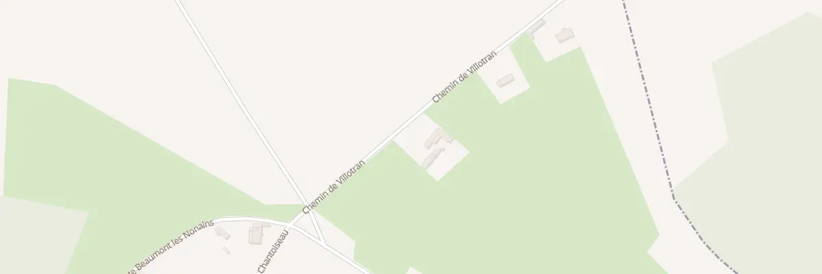 Plan du 2 Che de Villotran à Beaumont-les-Nonains