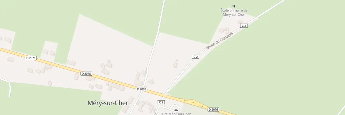 Plan du 65 Rte du Déclaudi à Méry-sur-Cher