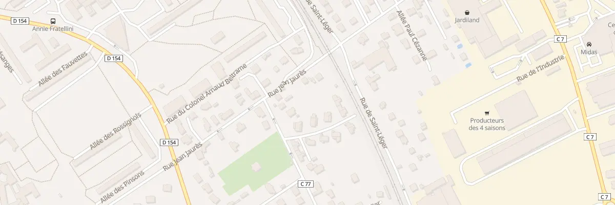 Plan du 34 Rue Maurice Berteaux à Vernouillet