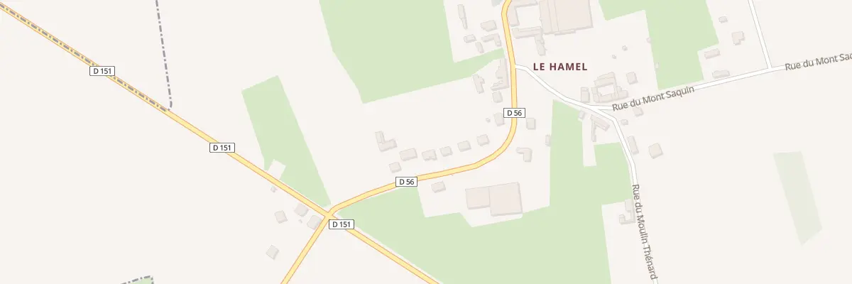 Plan du 423 Rue Notre Dame du Hamel au Hamel