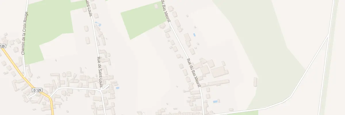 Plan du 15 Rue du Bas Mesnil au Mesnil-Théribus
