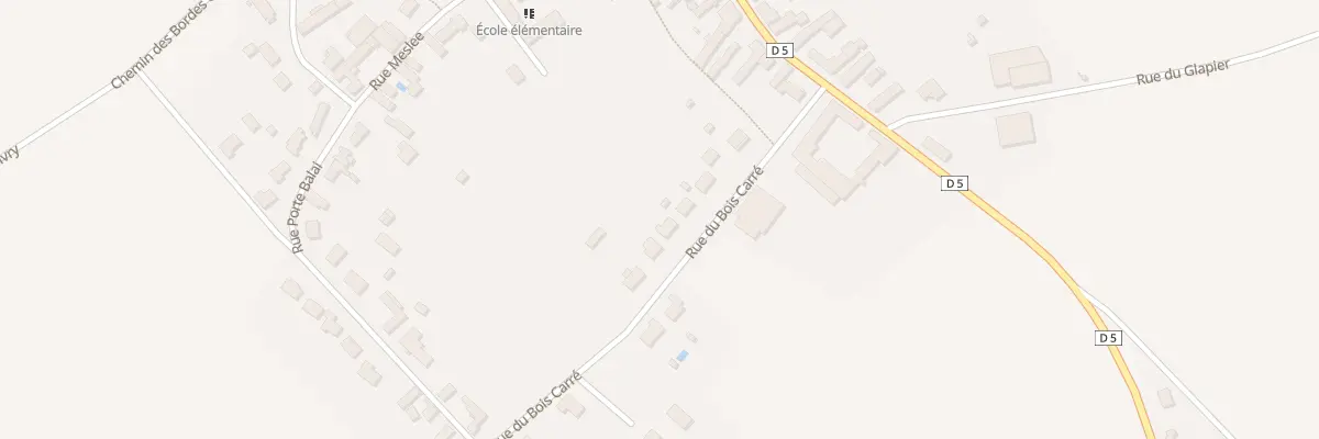 Plan du 12 Rue du Bois Carre à Villereau