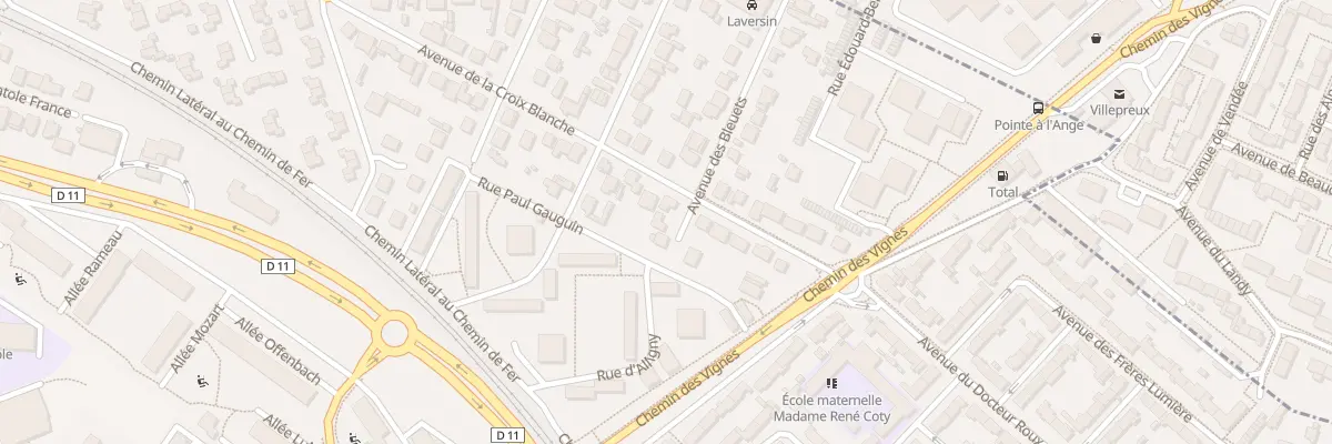 Plan du 13 Av de la Croix Blanche aux Clayes-sous-Bois