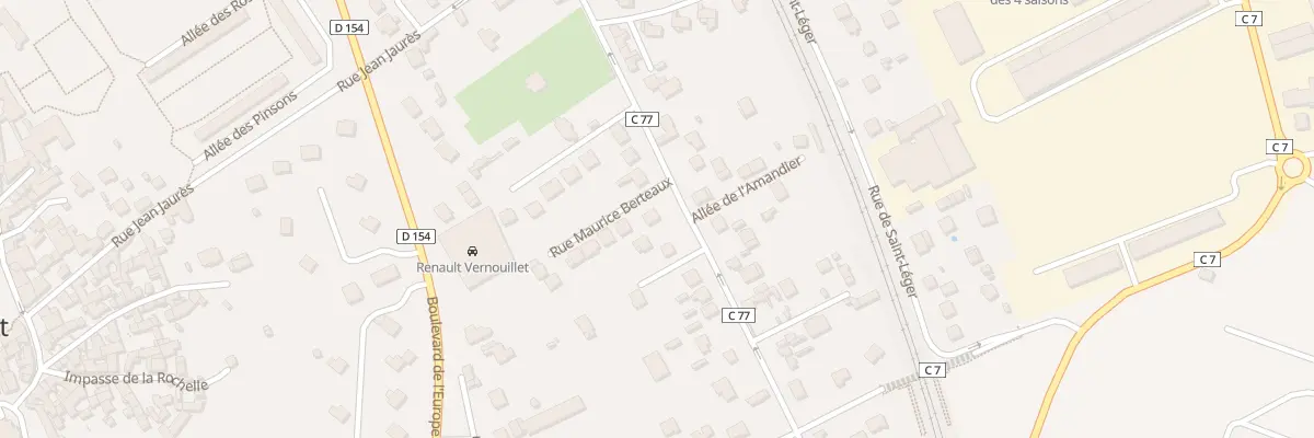 Plan du 17 Rue Maurice Berteaux à Vernouillet